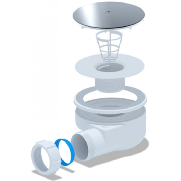 Сифон для душевых поддонов Aquaton Aqua 115x150x73 белый (1.A212.2.05X.X00.0)