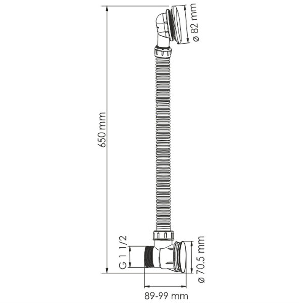 Обвязка для ванны Click-Clack светлая бронза WasserKRAFT (A054) Обвязка для ванны Click-Clack светлая бронза WasserKRAFT (A054)