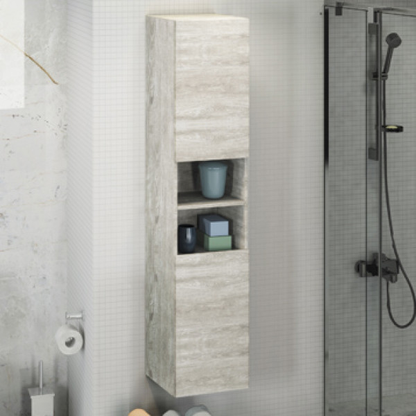 Пенал подвесной Comforty Лима 350x1600x320 антрацит матовый (00-00001615)