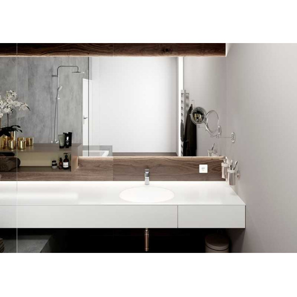 Смеситель для раковины Hansgrohe Vernis Bl хром, с донным клапаном (71551000)