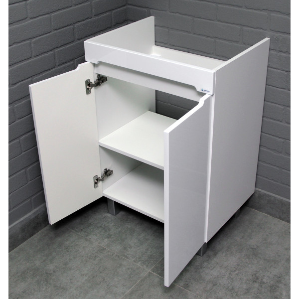 Тумба напольная Como 60 Аура без ящика Айсберг Домино (DA2502T) Тумба напольная Como 60 Аура без ящика Айсберг Домино (DA2502T)