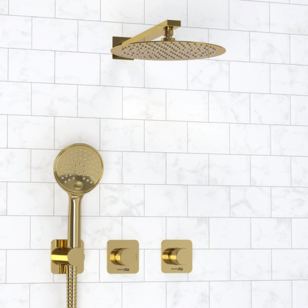 Душевая система WasserKRAFT золотой (A7651.303.183.208.280.197.207)