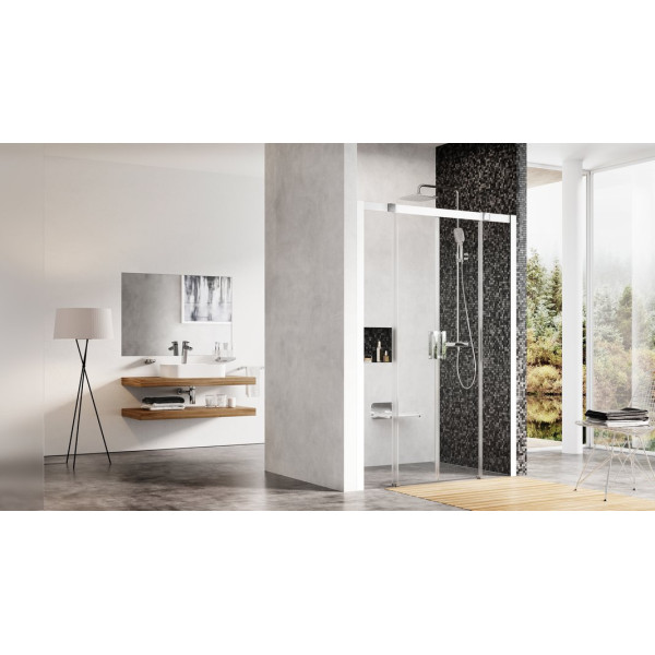 Дверь душевая Ravak Matrix 160x195 стекло прозрачное, профиль хром (0WKS0C0Z1)