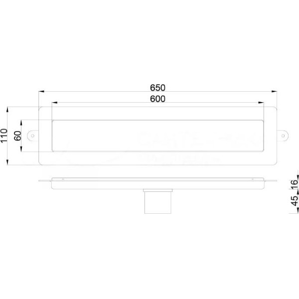 Лоток душевой Boheme Premium Linear 600 мм (нерж.ст., золото мат.) (982-60-MG) Лоток душевой Boheme Premium Linear 600 мм (нерж.ст., золото мат.) (982-60-MG)