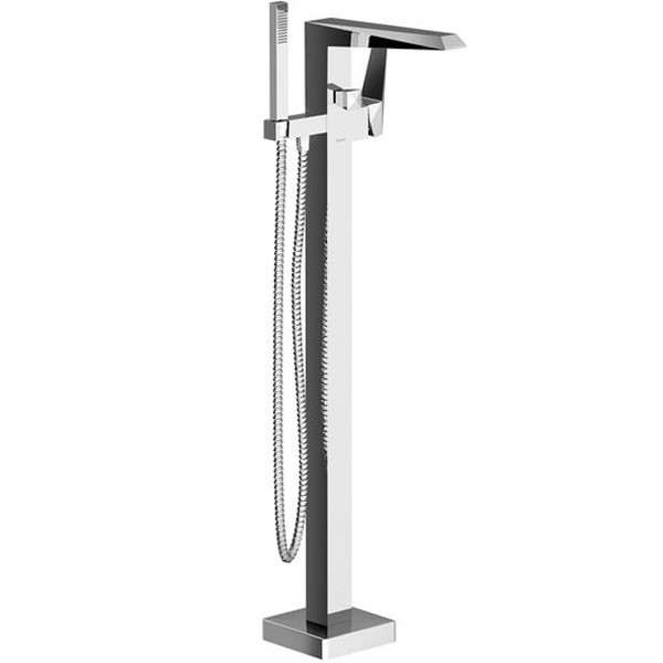 Смеситель напольный Ravak Freedom FM 081.00 с душевой лейкой хром (X070079) Смеситель напольный Ravak Freedom FM 081.00 с душевой лейкой хром (X070079)