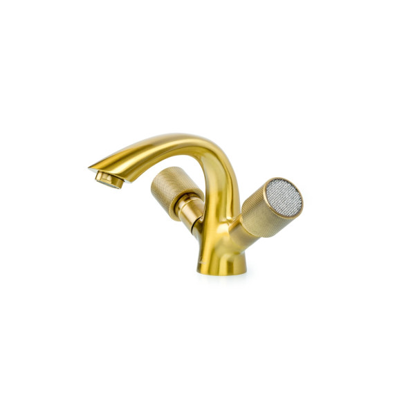 Смеситель для раковины Boheme Royal Cristal бронзовый (311-Royal/CRST)