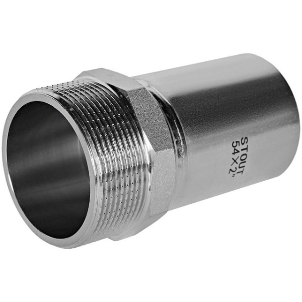 Вставка резьбовая 54х2"Н Stout SSS-2024 НПр-НР (нерж.ст., пресс) SSS-2024-000542 Вставка резьбовая 54х2"Н Stout SSS-2024 НПр-НР (нерж.ст., пресс) SSS-2024-000542