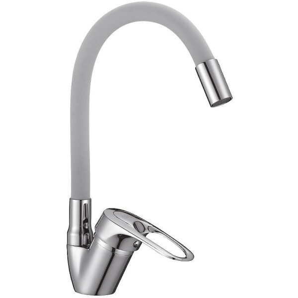 Смеситель для кухни Dlin с гибким изливом хром (D150628-2C) Смеситель для кухни Dlin с гибким изливом хром (D150628-2C)