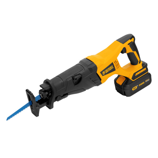 Пила сабельная аккумуляторная бесщеточная Denzel BRC-120,  18 В Li-Ion (28460)