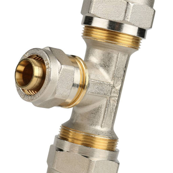 Тройник 26x20x26 Stout (обжим) (SFS-0010-262026) Тройник 26x20x26 Stout (обжим) (SFS-0010-262026)