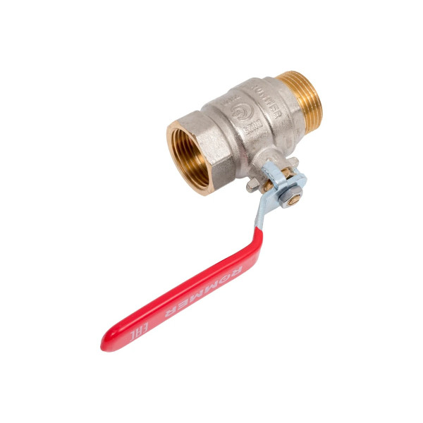 Кран 1" ВН шаровый Rommer (ГОСТ, красная ручка) RBV-0002-2210325 Кран 1" ВН шаровый Rommer (ГОСТ, красная ручка) RBV-0002-2210325