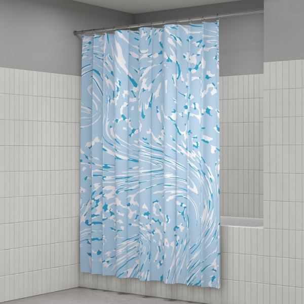 Шторка для ванн текстильная Iddis Base 180x200 белая (BX02P18i11) Шторка для ванн текстильная Iddis Base 180x200 белая (BX02P18i11)