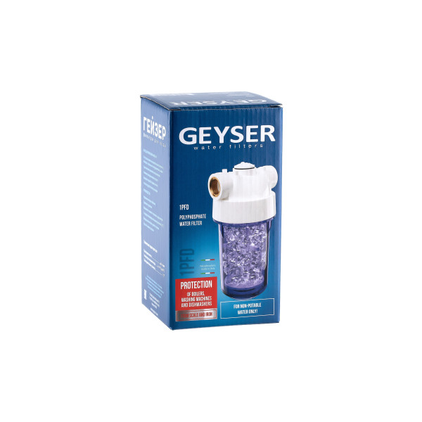 Фильтр колбовый Гейзер 1ПФД 1/2" 5SL (с полифосфатом для защиты от накипи) (32072) Фильтр колбовый Гейзер 1ПФД 1/2" 5SL (с полифосфатом для защиты от накипи) (32072)