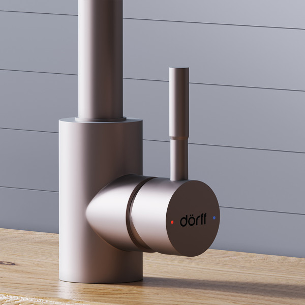 Смеситель для кухни Dorff Logic сатин (D3007511)