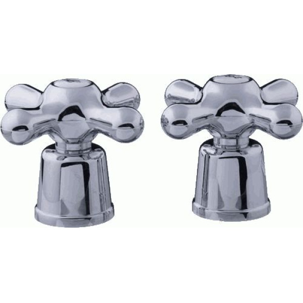 Маховик Melodia Люкс крест пласт. 8x24 (пара) (MKP20226WC)