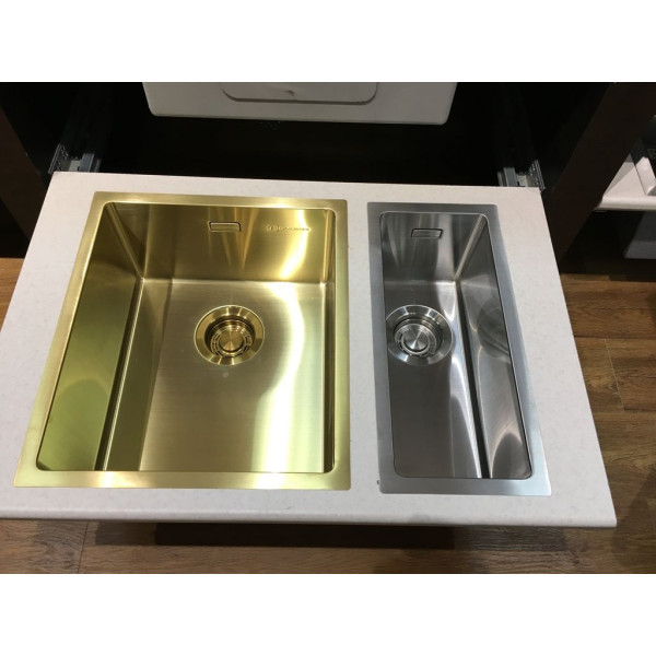 Мойка для кухни врезная Omoikiri Taki 20-U/IF-LG 200х440 светлое золото (4973091)