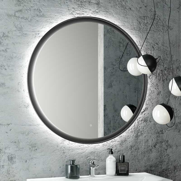 Зеркало с подсветкой Континент Planet black Led D 1000 с бесконтактным сенсором (ЗЛП683) Зеркало с подсветкой Континент Planet black Led D 1000 с бесконтактным сенсором (ЗЛП683)
