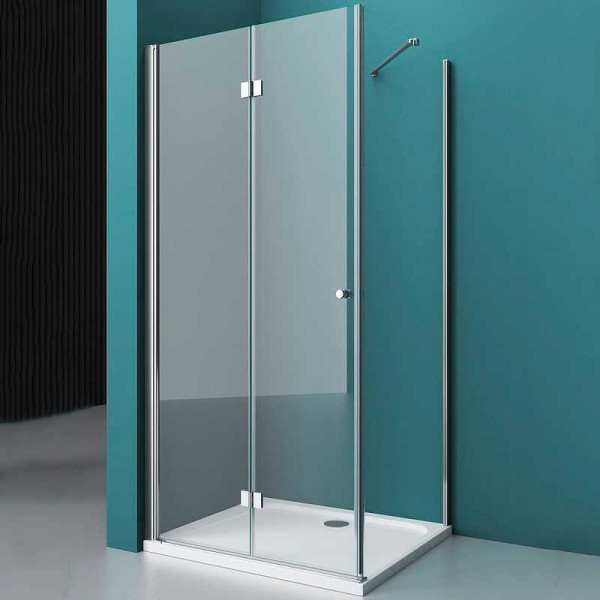 Душевой уголок BelBagno Albano 100x100 стекло прозрачное, профиль хром (ALBANO-AS-1-100-C-Cr)