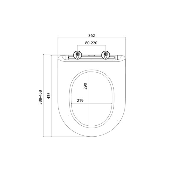 Сиденье для унитаза Iddis EasyFix 006 дюропласт SoftClose (006DPSEi31)