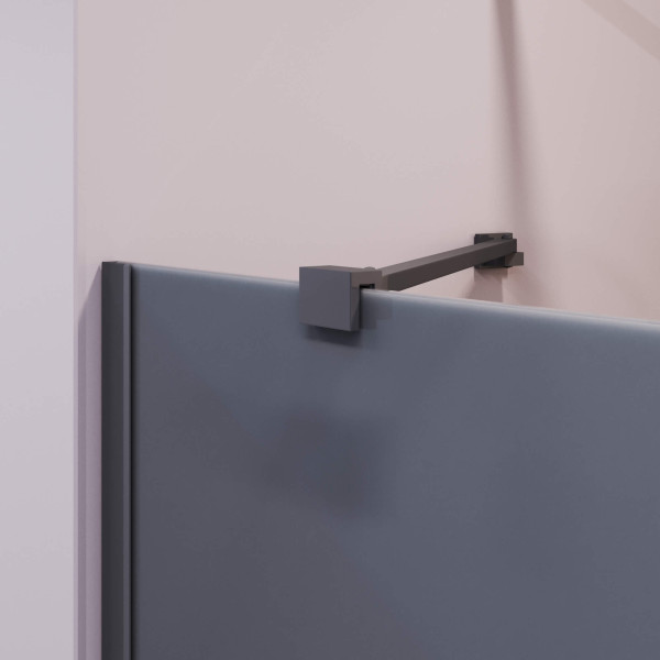 Душевые шторки для ванн RGW Screens 80x150 стекло тонированное, профиль черный (35111508-34)