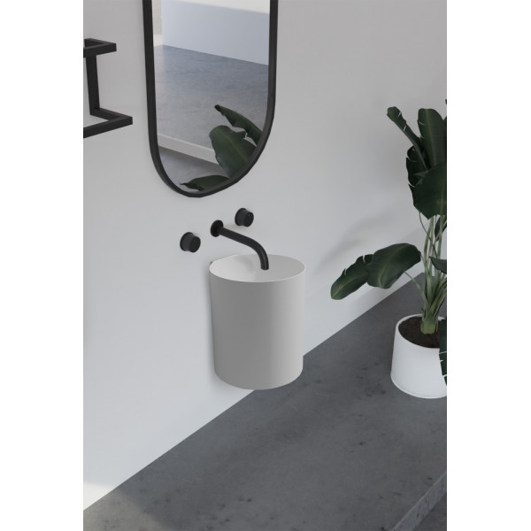 Раковина подвесная Abber Stein 420x420 белый матовый (AS2624) Раковина подвесная Abber Stein 420x420 белый матовый (AS2624)