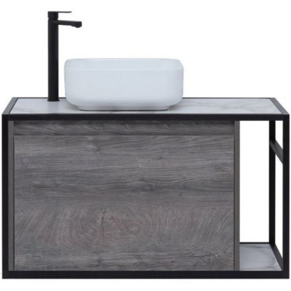 Тумба подвесная Aquanet Nova Lite Loft 90 L дуб рошелье (00261656)