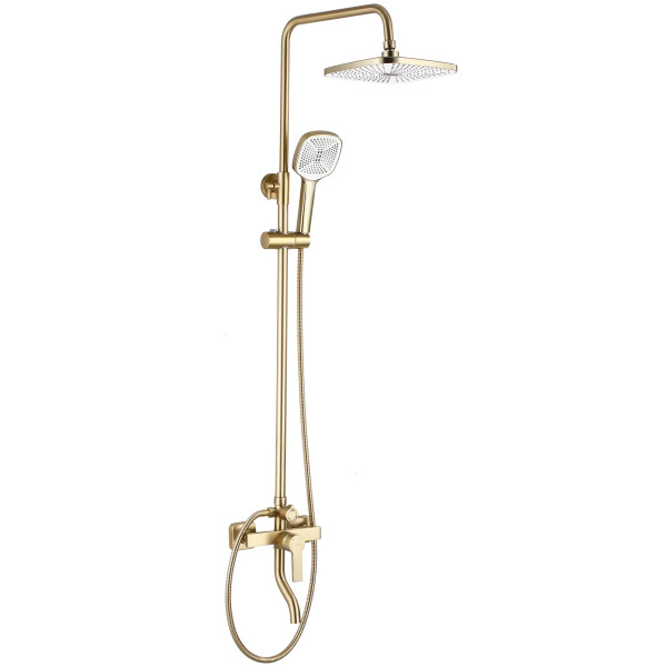 Душевая система с изливом Rea Argus Gold mat (REA-P7841) Душевая система с изливом Rea Argus Gold mat (REA-P7841)