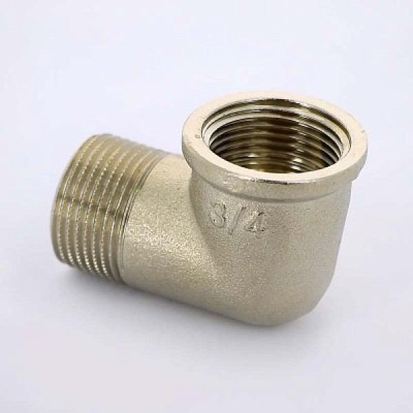 Угольник 3/4" ВН Uni-Fitt (никель) 611N3300