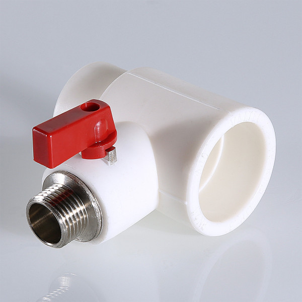 Тройник переходной с шаровым краном PP-R 40*1/2"Н VALTEC (латунь, белый) VTp.781.0.04004 Тройник переходной с шаровым краном PP-R 40*1/2"Н VALTEC (латунь, белый) VTp.781.0.04004