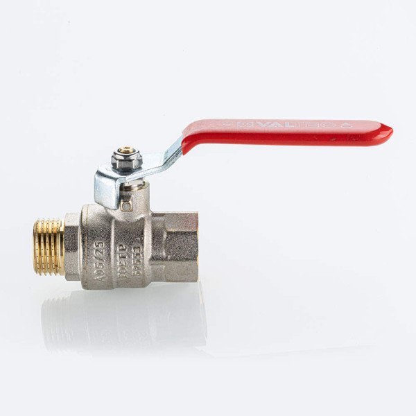 Кран 1/2" ВН шаровый Valtec Base-ГОСТ (красная ручка) VT.215S.N.04 Кран 1/2" ВН шаровый Valtec Base-ГОСТ (красная ручка) VT.215S.N.04