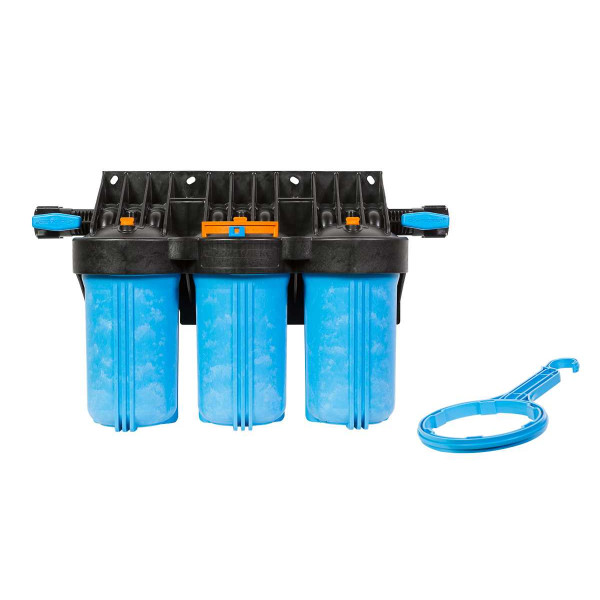 Фильтр колбовый трехступенчатый 1" 10 BB Джилекс 1 М 10" Т3 (торцевое подключение) (9058)