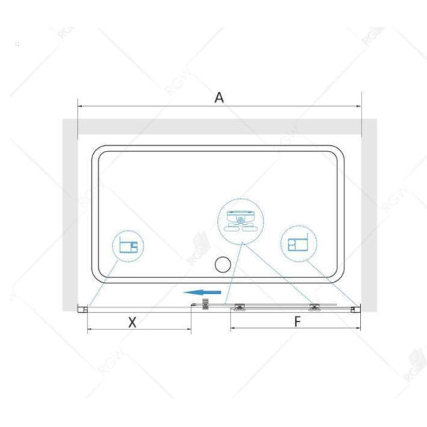 Душевая дверь RGW Classik CL-14-B 120х185 стекло прозрачное, черный профиль 32091412-14 Душевая дверь RGW Classik CL-14-B 120х185 стекло прозрачное, черный профиль 32091412-14