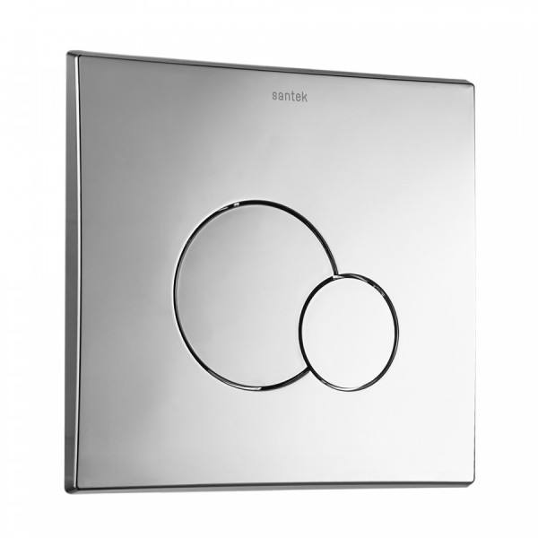 Клавиша смывная Santek Aqua хром (1WH501550) Клавиша смывная Santek Aqua хром (1WH501550)