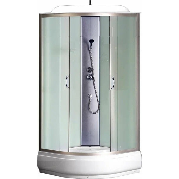 Душевая кабина Loranto Victoria 80x80 стекло матовое, профиль хром (CS-6680-25 F) Душевая кабина Loranto Victoria 80x80 стекло матовое, профиль хром (CS-6680-25 F)