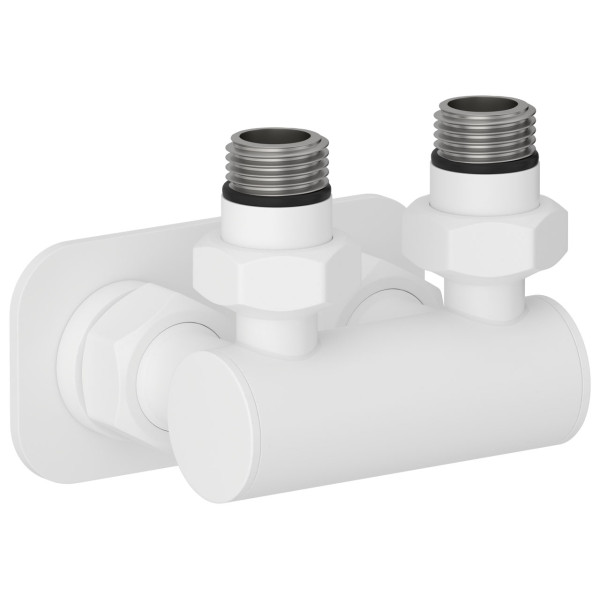 Модуль Сунержа 2"*1/2" угловой EU50 матовый белый (30-1536-1234)