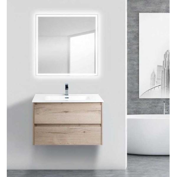 Тумба подвесная BelBagno Kraft 80 Rovere Galifax Bianco (KRAFT-800-2C-SO-RGB)