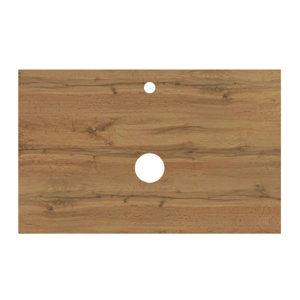 Тумба подвесная 1Marka Veil 800x500x500 белый/дуб ватан (Ц0000035553)