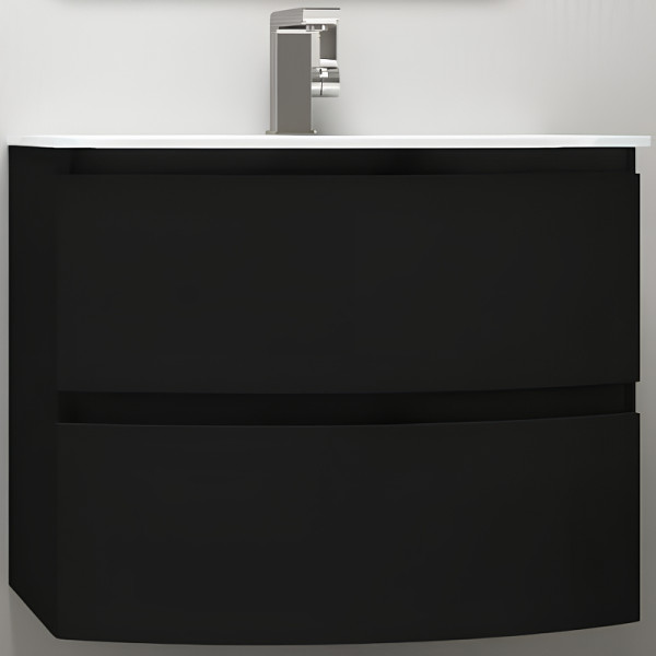 Тумба подвесная Cezares Vague 69x55 Nero opaco (55282)