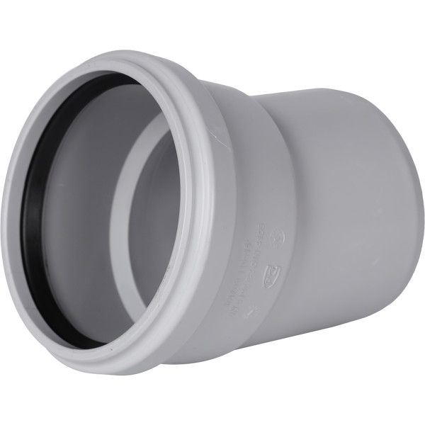 Отвод 110x15 Stout (PP, серый) (SKB-0008-011015)