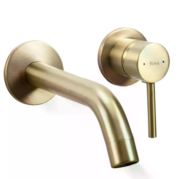 Смеситель для раковины Rea Owen золото матовое (REA-B5334) Смеситель для раковины Rea Owen золото матовое (REA-B5334)