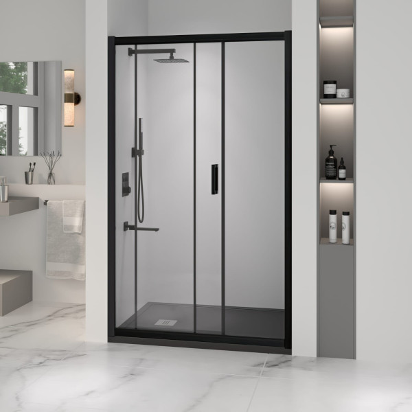 Душевая дверь RGW Passage 180x195 стекло прозрачное, профиль черный (350801618-14) Душевая дверь RGW Passage 180x195 стекло прозрачное, профиль черный (350801618-14)