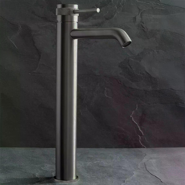 Смеситель для раковины Rea Grip оружейная сталь (REA-B8779) Смеситель для раковины Rea Grip оружейная сталь (REA-B8779)