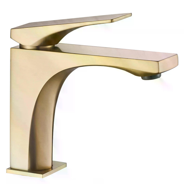 Смеситель для раковины Rea Joe золото матовое (REA-B8990) Смеситель для раковины Rea Joe золото матовое (REA-B8990)