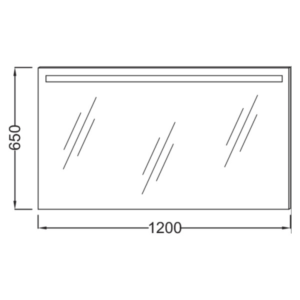 Зеркало Jacob Delafon 1200x30x650 (EB1418-NF)