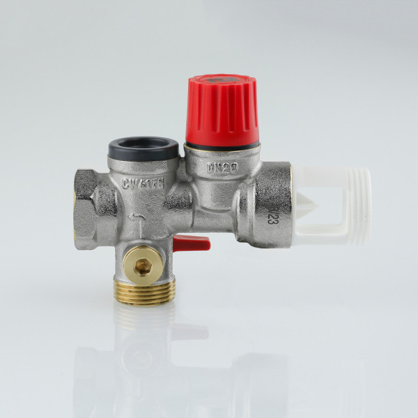 Группа безопасности водонагревателя Valtec 3/4", 7 бар, латунь (VT.461.NC.05) Группа безопасности водонагревателя Valtec 3/4", 7 бар, латунь (VT.461.NC.05)