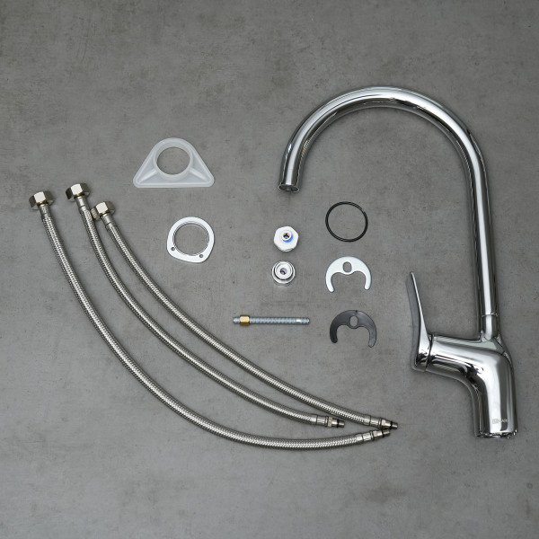 Смеситель для кухни Lemark Ortus хром (LM11361C) Смеситель для кухни Lemark Ortus хром (LM11361C)