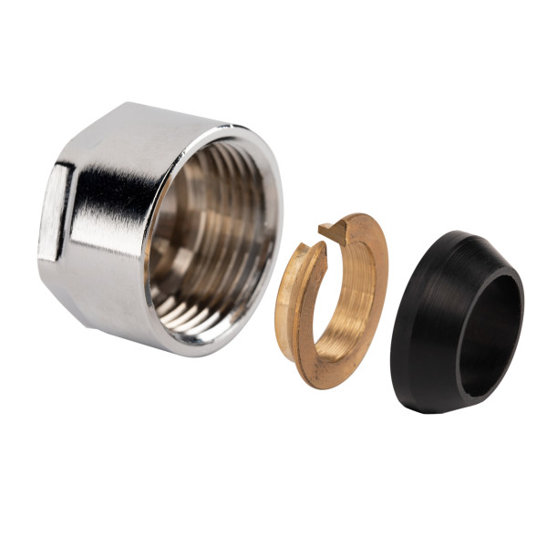 Набор подключения Royal Thermo Design 3/4" ЕК - 15 мм (хром) (RAAKD11534CH)