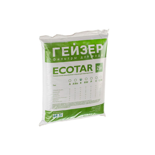 Засыпка сменная Гейзер Экотар В (25 л.) (40081) Засыпка сменная Гейзер Экотар В (25 л.) (40081)