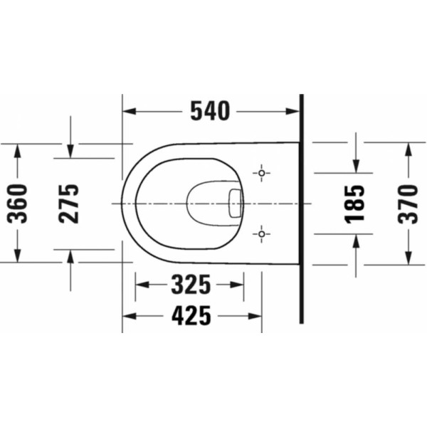 Унитаз подвесной Duravit D-NEO 37*54 (2577090000) Унитаз подвесной Duravit D-NEO 37*54 (2577090000)