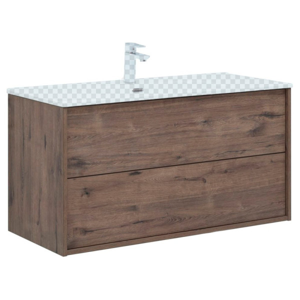 Тумба подвесная Aquanet Lino 100 (Flat) дуб веллингтон (00287545) Тумба подвесная Aquanet Lino 100 (Flat) дуб веллингтон (00287545)